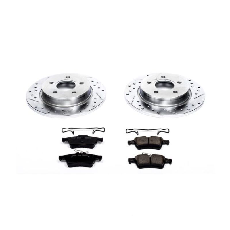 Power Stop 12-18 Ford Focus Rear Z23 Evolution Sport Brake Kit Brake Kits - Performance D&S PowerStop