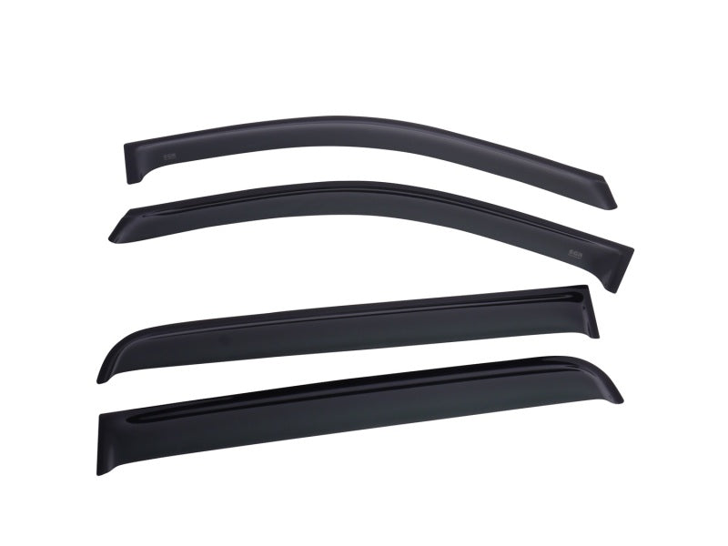 EGR 2019 Chevy 1500 Double Cab Tape-On Window Visors - Set of 4 Dark Smoke Wind Deflectors EGR