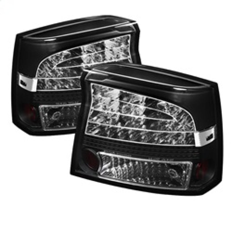 Spyder Dodge Charger 09-10 LED Tail Lights Black ALT-YD-DCH09-LED-BK Tail Lights SPYDER