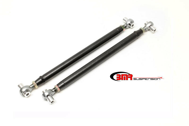 BMR 64-72 A-Body Double Adj. Offset Lower Control Arms - Black Hammertone Control Arms BMR Suspension