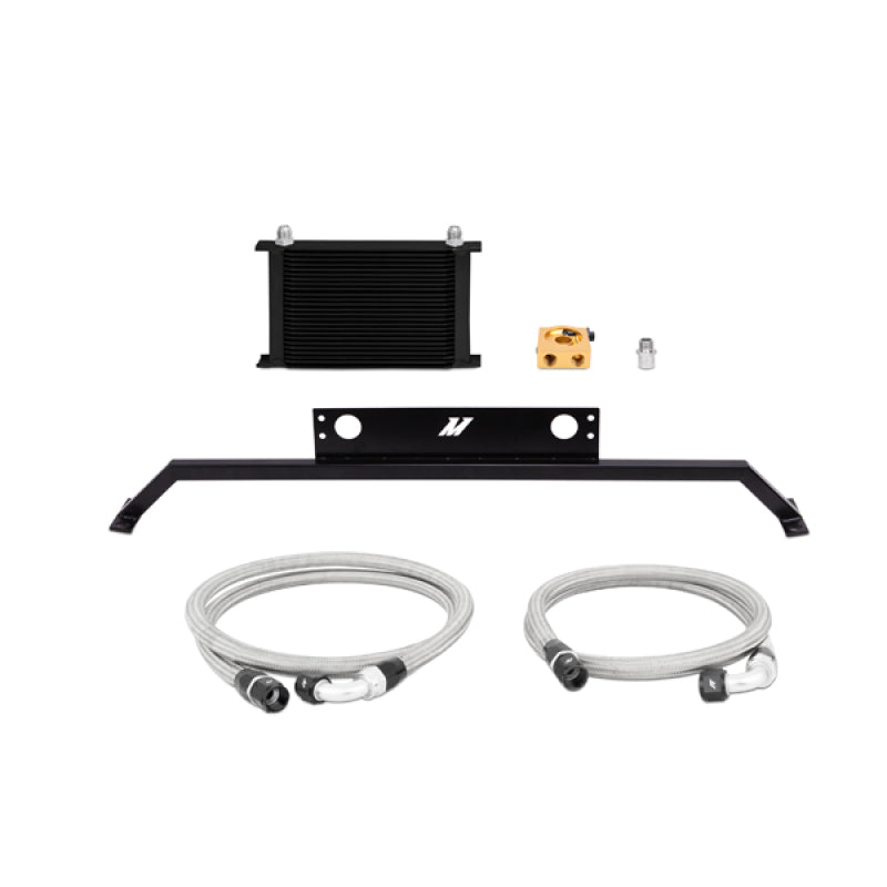 Mishimoto 11-14 Ford Mustang GT 5.0L Oil Cooler Kit - Black Oil Coolers Mishimoto