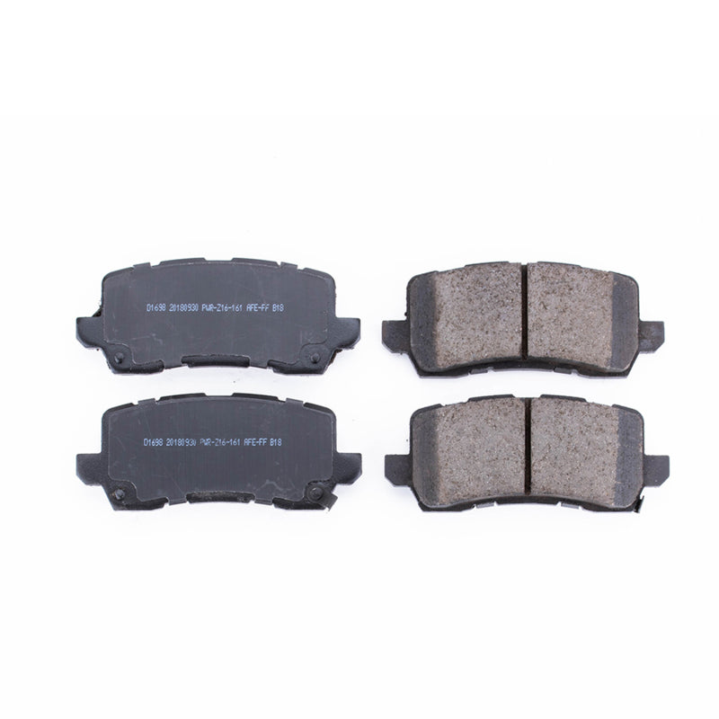 Power Stop 17-19 Acura MDX Rear Z16 Evolution Ceramic Brake Pads Brake Pads - OE PowerStop