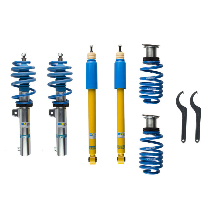 Bilstein B14 (PSS) Front & Rear Performance Sus System 2015 VW Golf w/ 55mm Outside Dia Strut Coilovers Bilstein