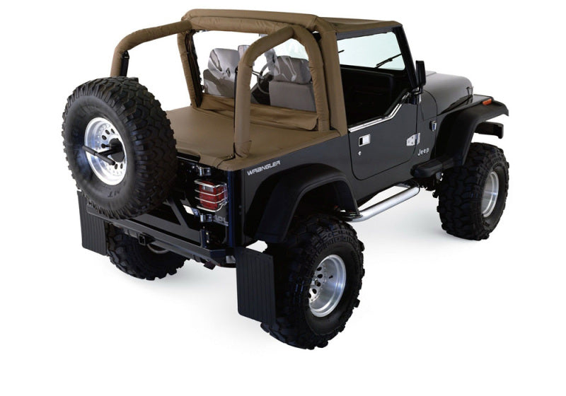 Rampage 1997-2002 Jeep Wrangler(TJ) Roll Bar Pad & Cover Kit - Black Denim Roll Cage Components Rampage