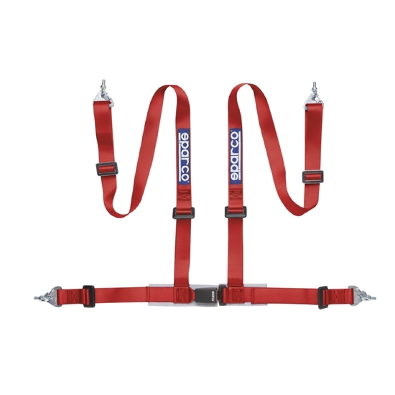 Sparco Belt 2 Inch Red 4Pt Snap-In Seat Belts & Harnesses SPARCO