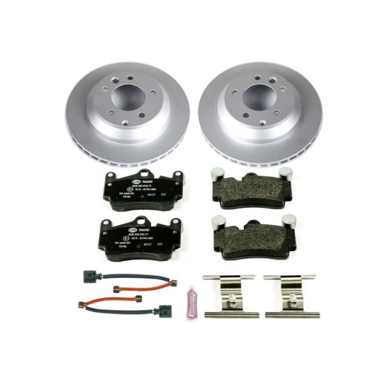 Power Stop 07-15 Audi Q7 Rear Euro-Stop Brake Kit Brake Kits - OE PowerStop