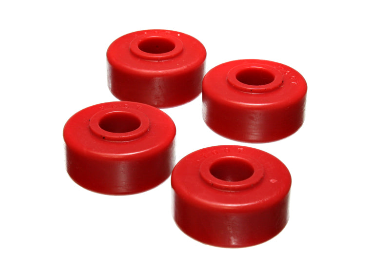 Energy Suspension 79-93 Dodge D-50 2WD / 87-96 Mitsubishi 2WD PU Red Front Strut Rod Bushing Set Bushing Kits Energy Suspension