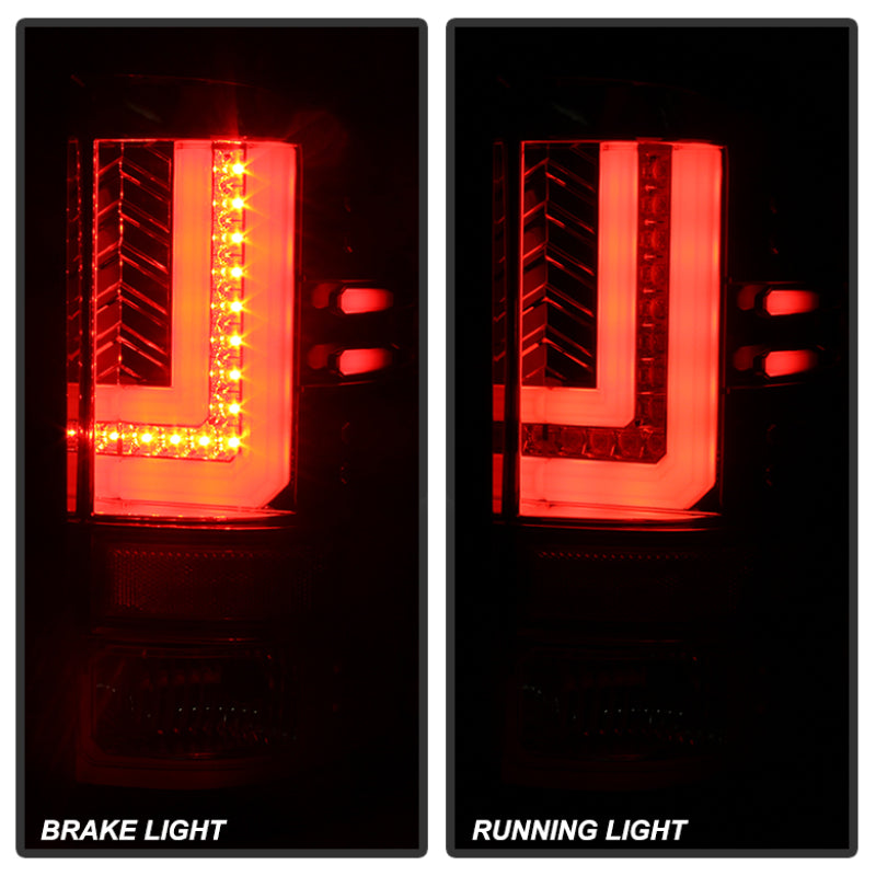 Spyder GMC Sierra 14-16 LED Tail Lights Red Clear ALT-YD-GS14-LBLED-RC Tail Lights SPYDER