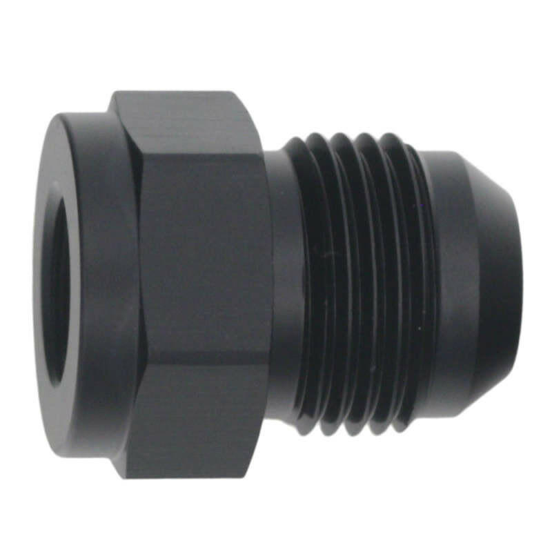 DeatschWerks 6AN Female Flare to 10AN Male Flare Expander - Anodized Matte Black Fittings DeatschWerks