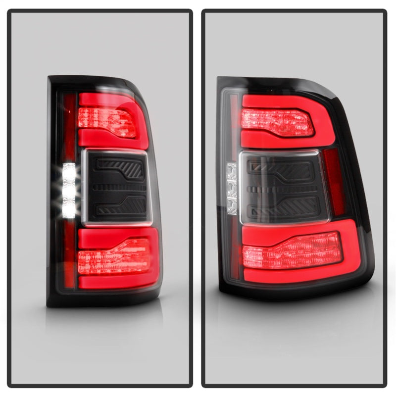 Spyder Apex 19-23 Dodge Ram 1500 (w/ Factory LED) LED Tail Light - Black (ALT-YD-DR19LEDT2-SEQ-BK) Tail Lights SPYDER