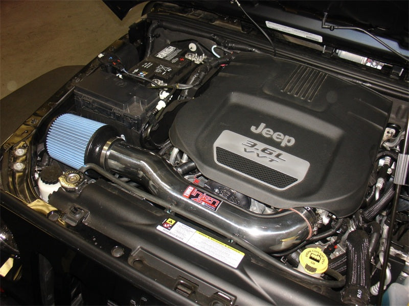 Injen 12-18 Jeep Wrangler JK 3.6L V6 Polished Short Ram Intake w/ Open Filter Cold Air Intakes Injen