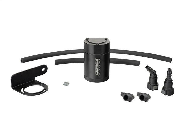 Corsa 2019-2025 Silverado/Sierra & 2021-2025 Tahoe/Suburban/Yukon/Denali Aluminum Oil Catch Can Oil Catch Cans CORSA Performance