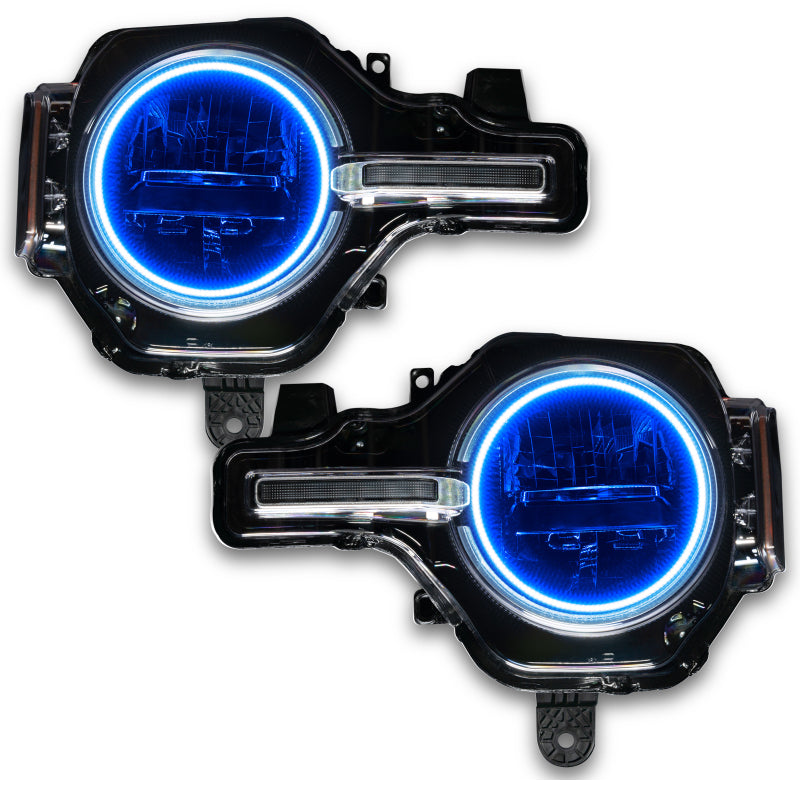 Oracle 2021 Ford Bronco Base Headlight LED Halo Kit - ColorSHIFT - w/o Controller Headlights ORACLE Lighting