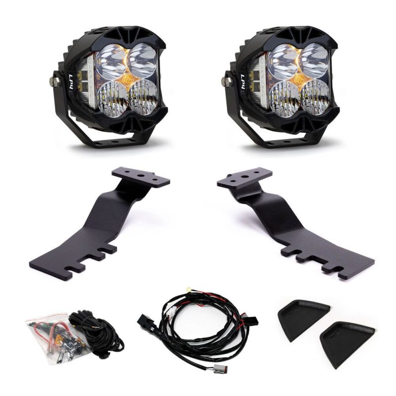 Baja Designs 2024+ Toyota Tacoma LP4 A-pillar Kit Light Mounts Baja Designs
