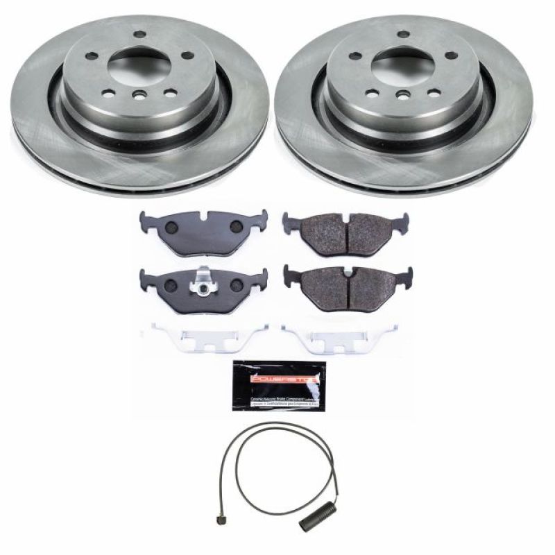 Power Stop 95-99 BMW M3 Rear Track Day SPEC Brake Kit Brake Kits - Performance Blank PowerStop