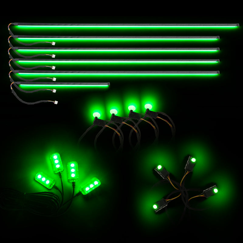 Oracle Lighting Dynamic Colorshift 18 Piece Universal Full LED Interior Dash Board Kit Light Strip LED ORACLE Lighting