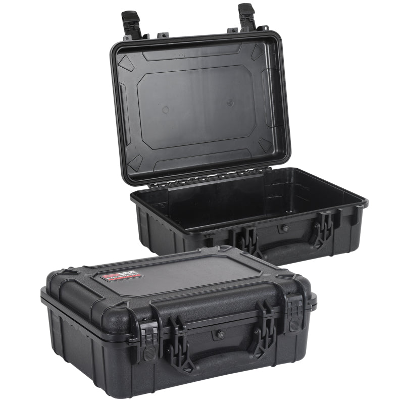 Go Rhino XVenture Gear Hard Case - Large 20in. / Lockable / IP67 / Automatic Air Valve - Tex. Black Cargo Boxes & Bags Go Rhino
