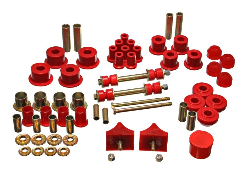 Energy Suspension 66-76 Chrysler A Body - Dart/Demon/Duster/Valiant Red Hyper-flex Master Bushing Se Bushing Kits Energy Suspension