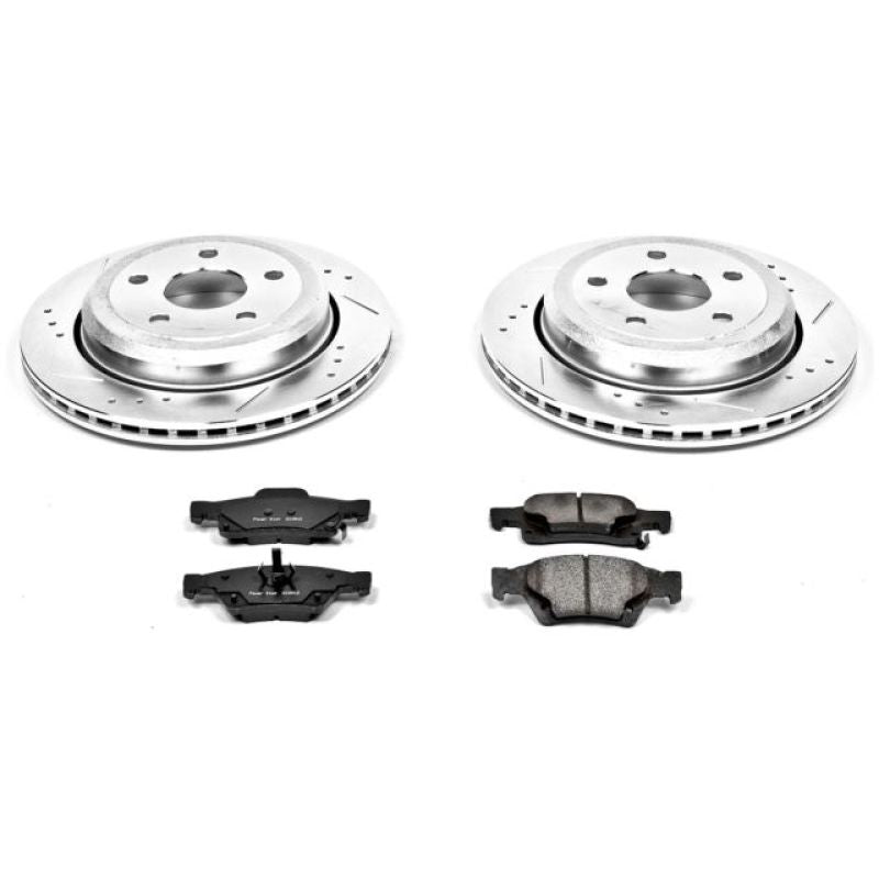 Power Stop 11-19 Dodge Durango Rear Z23 Evolution Sport Brake Kit Brake Kits - Performance D&S PowerStop