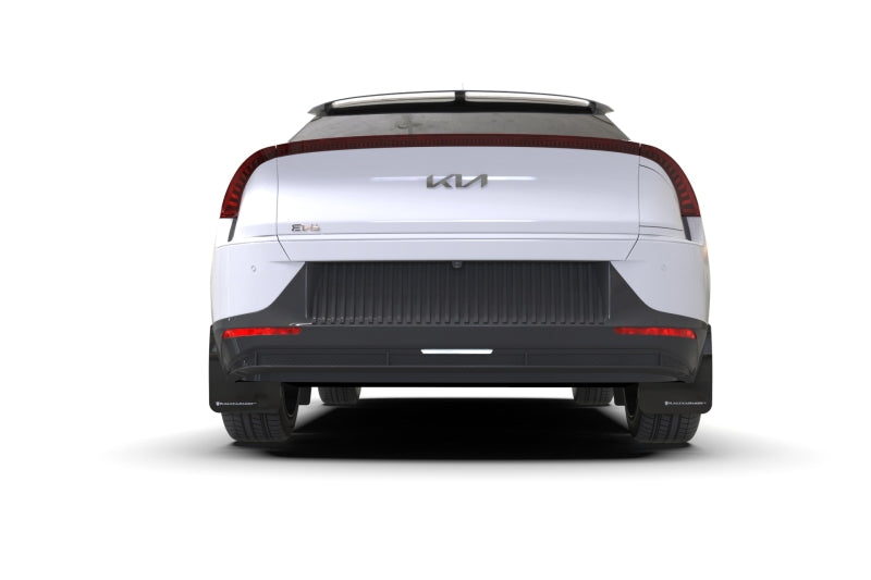 Rally Armor 22-25 Kia EV6 Black UR Mud Flap Red Logo Mud Flaps Rally Armor