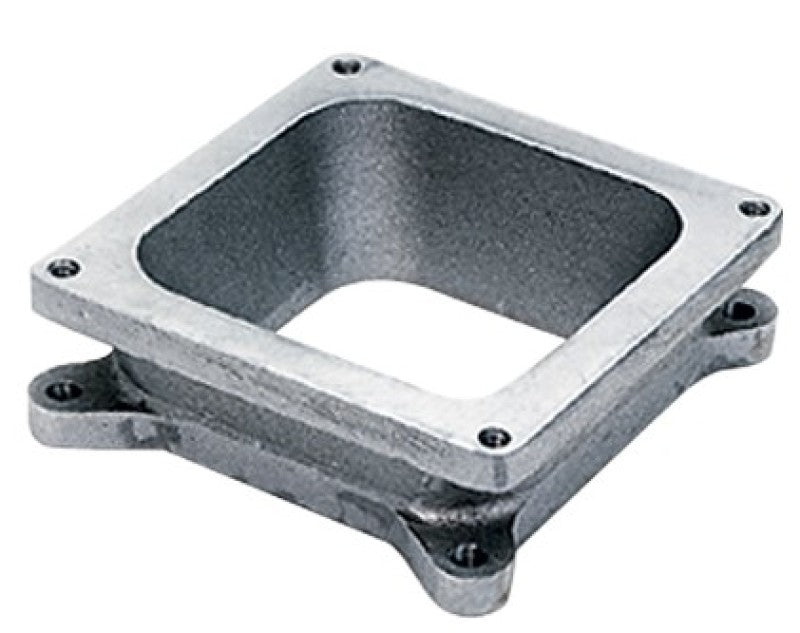 Moroso 4150/4160 Carburetor Spacer - Open Plenum - 1/2in - Wood Hardware - Singles Moroso