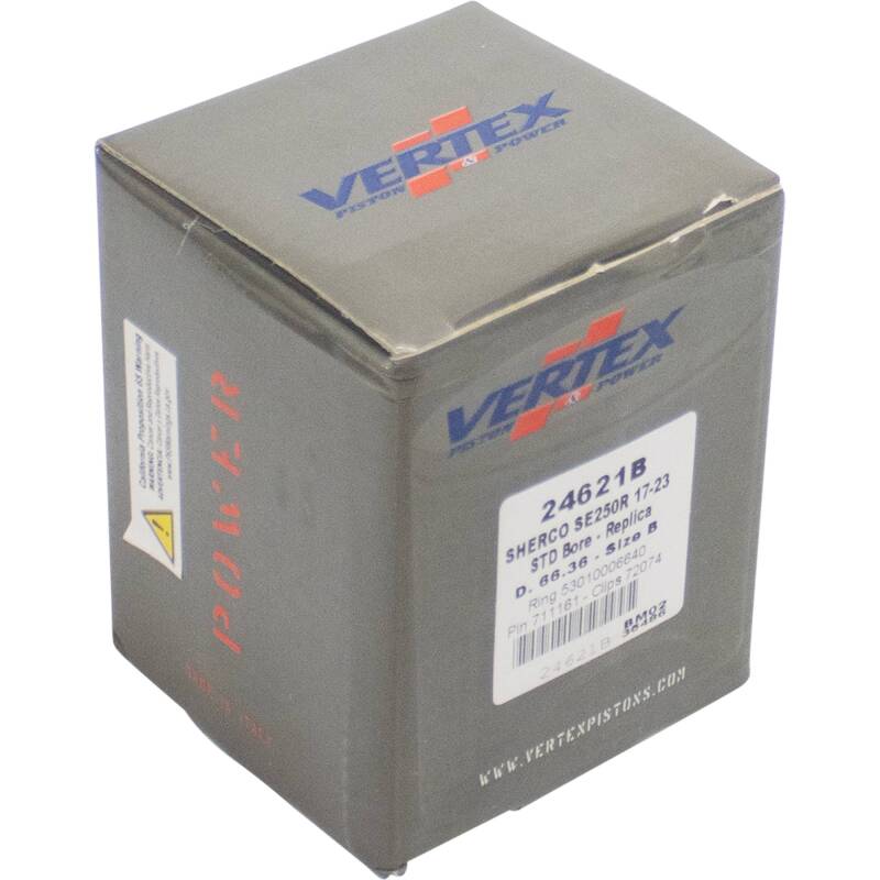 Vertex Piston 17-24 Sherco SE-R 250 250cc Cast Replica Piston Kit Piston Sets - Powersports Vertex Pistons