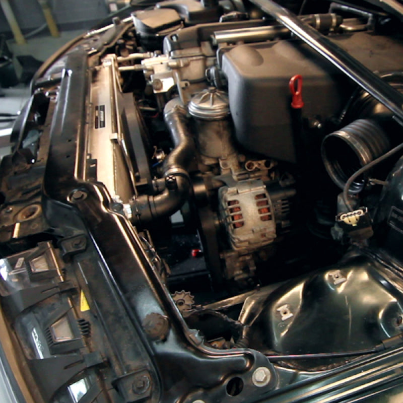 Mishimoto 01-06 BMW M3 E46 3.2L Aluminum Fan Shroud Kit w/o Controller Fans & Shrouds Mishimoto