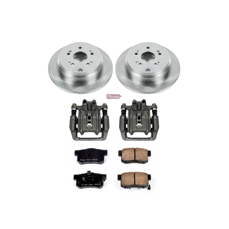 Power Stop 07-11 Honda CR-V Rear Autospecialty Brake Kit w/Calipers Brake Kits - OE PowerStop