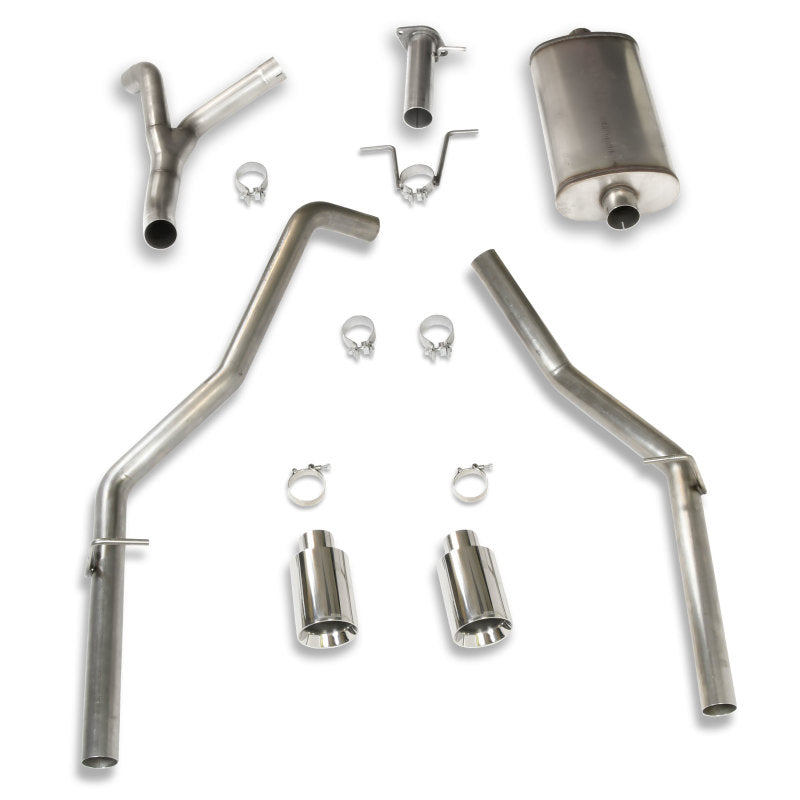 JBA 19-20 Ram 1500 5.7L 304SS Dual Rear Exit Cat-Back Exhaust Catback JBA