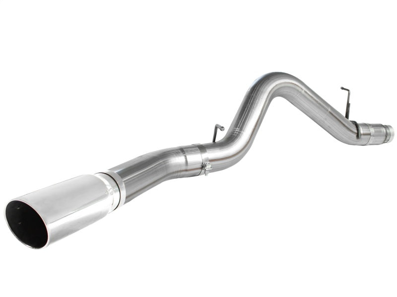 aFe MACHForce XP Exhaust 5in DPF-Back SS 11-13 GM Diesel Trucks V8-6.6L (td) (LML) (Pol Tip) DPF Back aFe