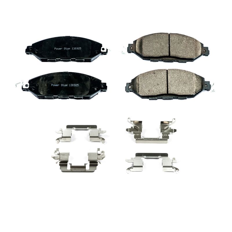 Power Stop 2013 Infiniti JX35 Front Z17 Evolution Ceramic Brake Pads w/Hardware Brake Pads - OE PowerStop