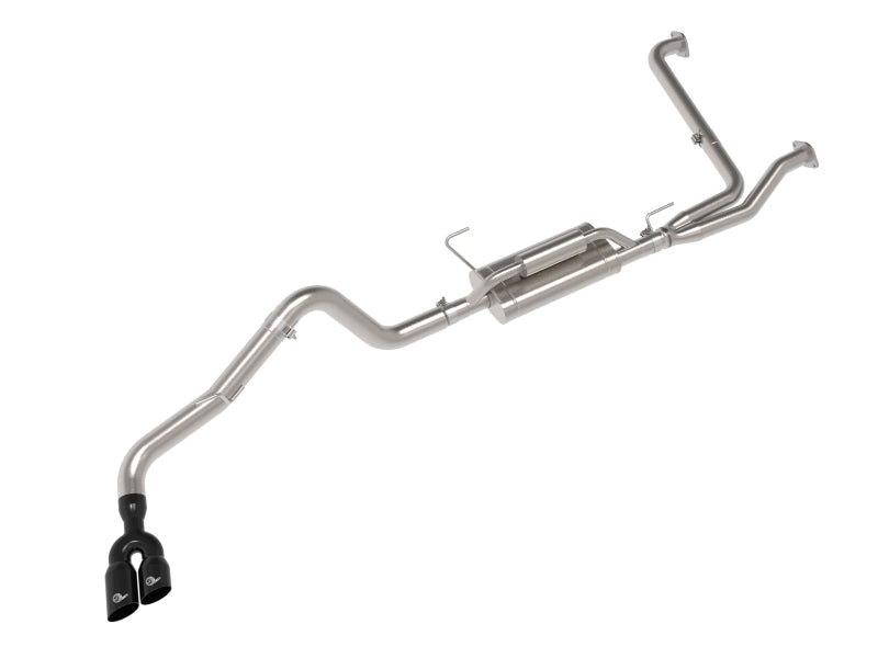 aFe 2022+ Nissan Frontier V6 Vulcan Series SS Cat-back Exhaust w/ Black Tips Catback aFe