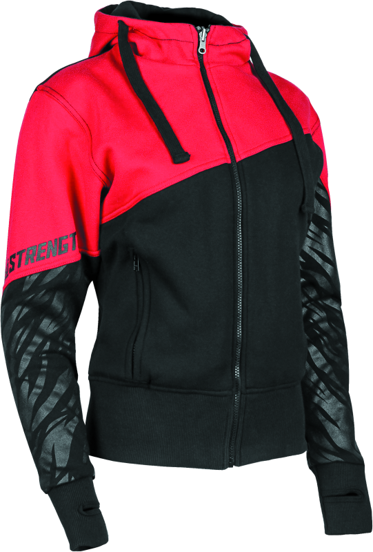 Speed and Strength Cat Outa Hell Hoody Red/Black Womens - XL Sweatshirts Speed and Strength