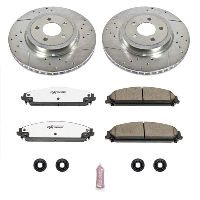 Power Stop 05-19 Chrysler 300 Front Z26 Street Warrior Brake Kit Brake Kits - Performance D&S PowerStop