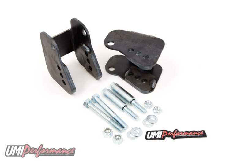 UMI Performance 82-02 GM F-Body Lower Control Arm Relocation Brackets Weld-In Suspension Arms & Components UMI Performance
