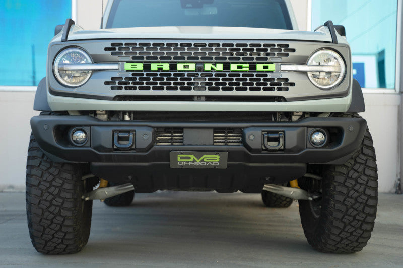 DV8 Offroad 2021 Ford Bronco Capable Bumper Slanted Front License Plate Mount Uncategorized DV8 Offroad