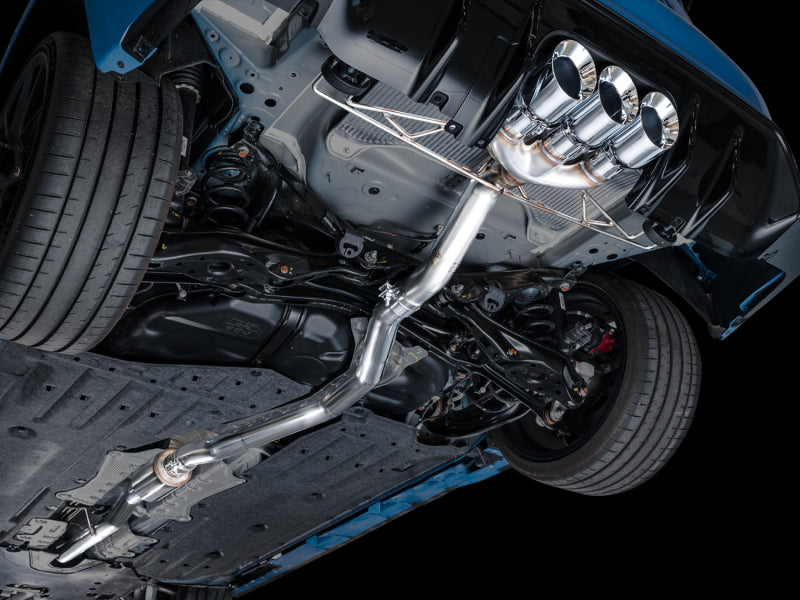 AWE Tuning 2023 Honda Civic Type R FL5 Track Edition Exhaust w/ Triple Chrome Silver Tips Catback AWE Tuning