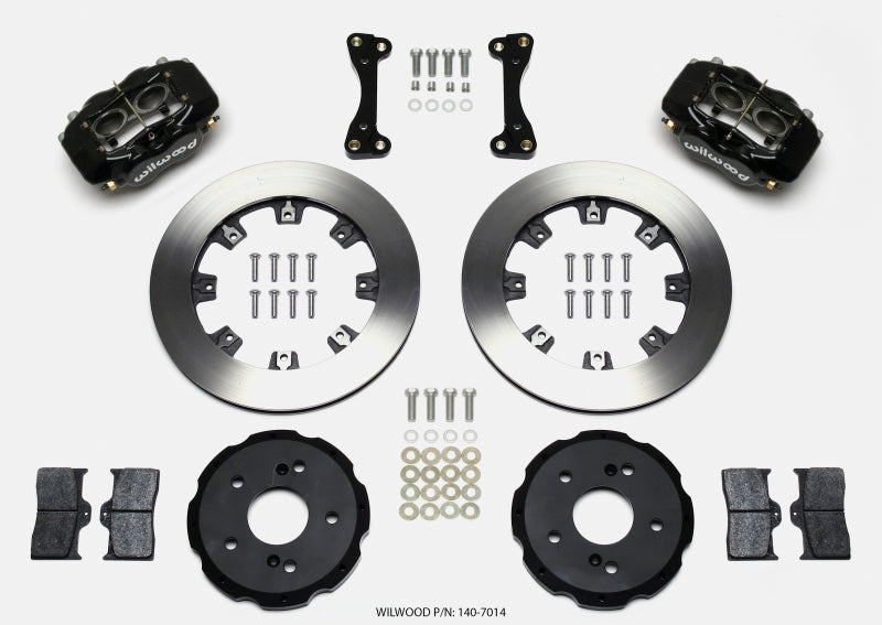 Wilwood Forged Dynalite Front Hat Kit 12.19in 02-06 Acura RSX-5 Lug Big Brake Kits Wilwood