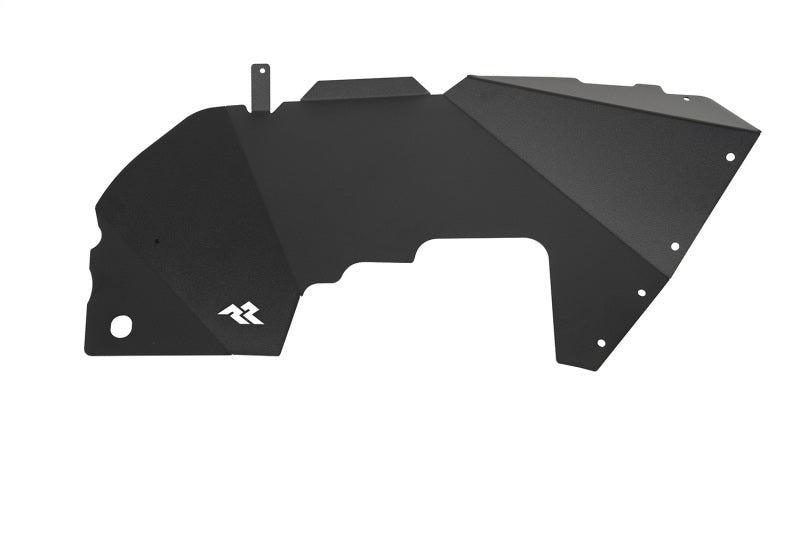 Rugged Ridge Inner Fender Liners Frnt Aluminum Black 18-20 Jeep Wrangler JL Fender Flares Rugged Ridge