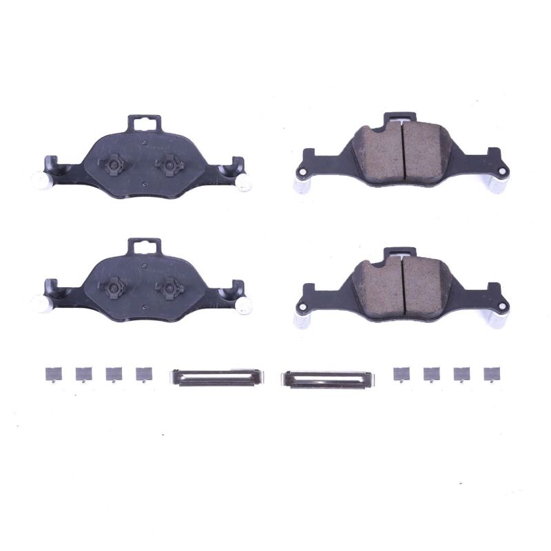 Power Stop 18-19 BMW 530e Front Z17 Evolution Ceramic Brake Pads w/Hardware Brake Pads - OE PowerStop