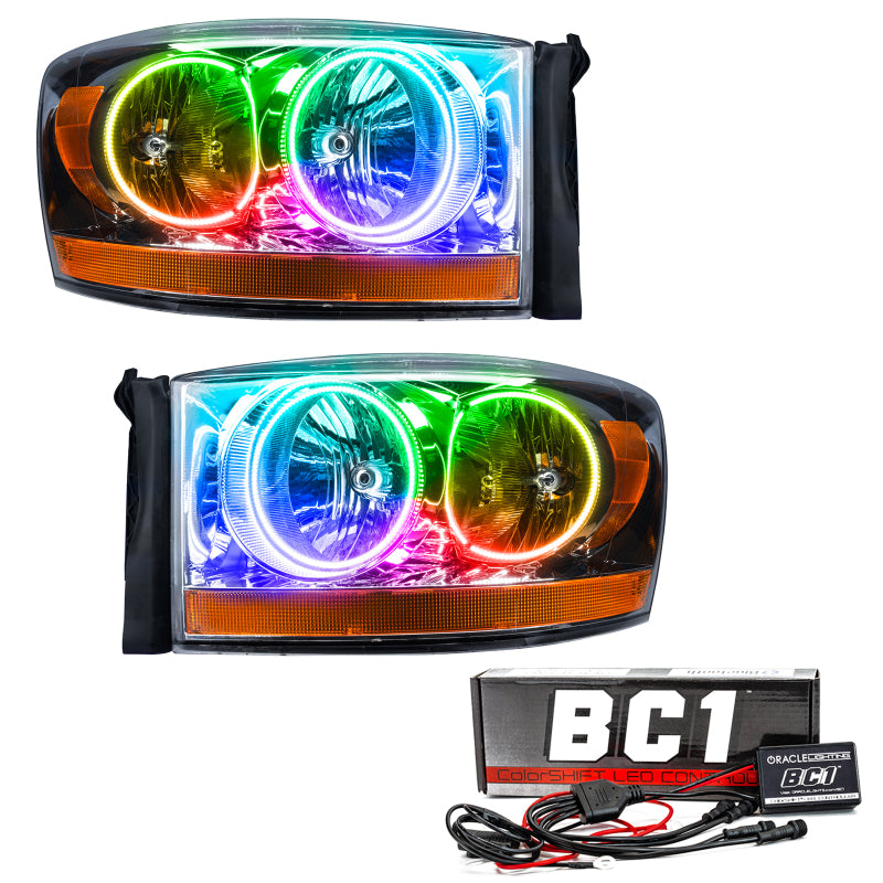 Oracle 06 Dodge Ram SMD HL - ColorSHIFT w/ BC1 Controller Headlights ORACLE Lighting