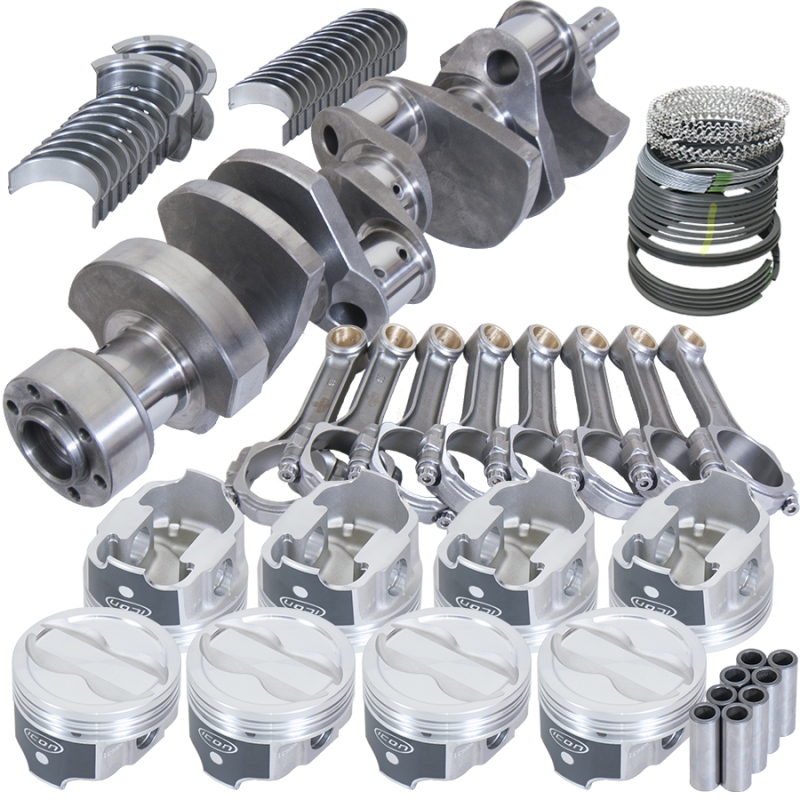 Eagle Chevy LT1350 1Pc 3.750in Crank 5.700in I-Beam Rods -18cc 4.030in Pistons Rotating Assembly Rotating Assemblies Eagle