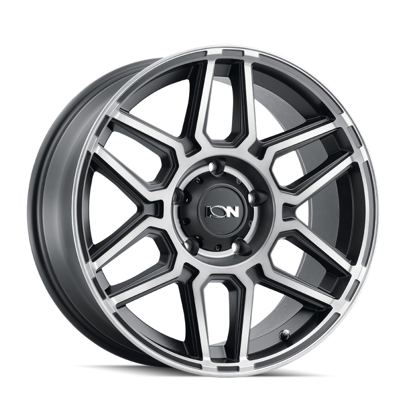 ION Type 146 20x9 / 6x139.7 BP / 18mm Offset / 106mm Hub Matte Black W/Machined Dart Tint Wheel Wheels - Cast ION Wheels