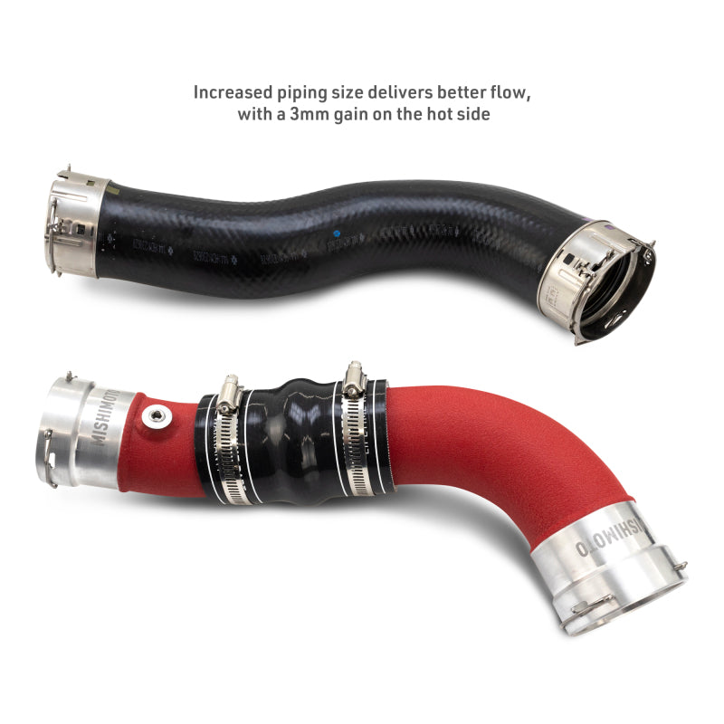 Mishimoto 2024+ Toyota Tacoma Intercooler Pipe Kit - Red Intercooler Pipe Kits Mishimoto