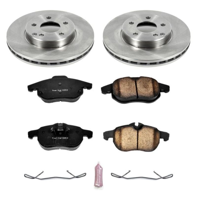 Power Stop 03-11 Saab 9-3 Rear Autospecialty Brake Kit Brake Kits - OE PowerStop