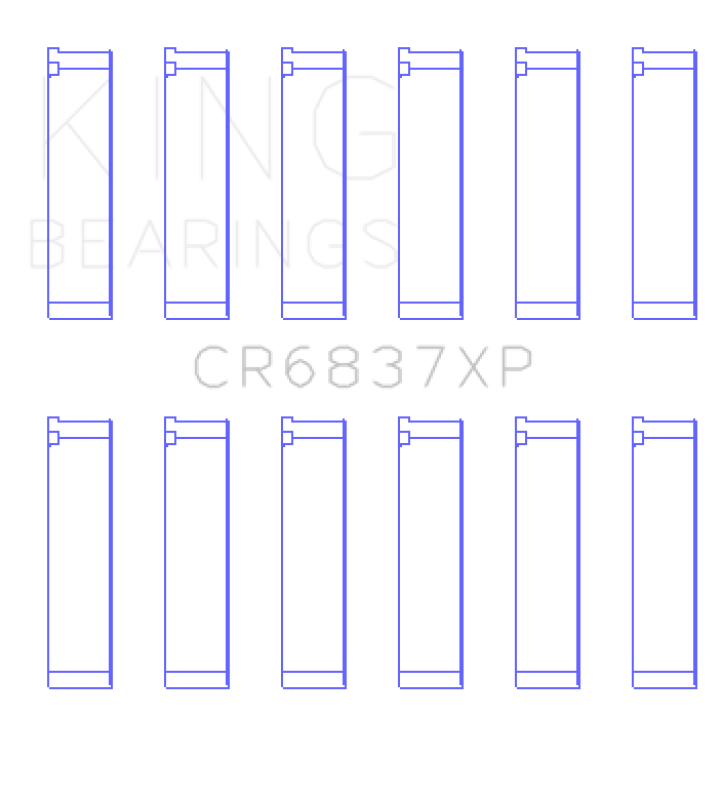 King Engine Bearings Honda J30/J35 Connecting Rod Bearing Set (Set of 6) Bearings King Engine Bearings