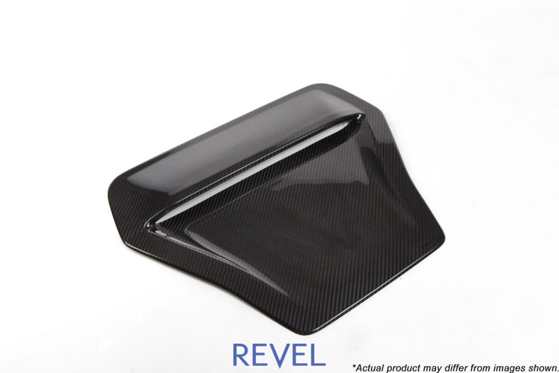 Revel GT Dry Carbon Engine Hood Scoop Cover 17-18 Honda Civic Type-R - 1 Piece Carbon Accessories Revel