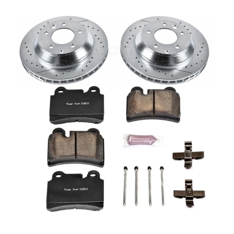 Power Stop 2006 Volkswagen Touareg Rear Z23 Evolution Sport Brake Kit Brake Kits - Performance D&S PowerStop