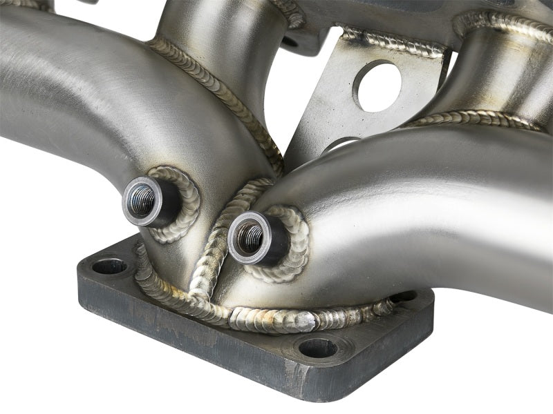 aFe Twisted Steel Header Turbo Manifold (T3) 98.5-02 Dodge Diesel Trucks L6 5.9L (td) Headers & Manifolds aFe
