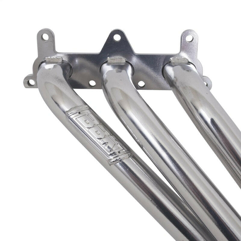 BBK 10-11 Camaro V6 Long Tube Exhaust Headers With Converters - 1-5/8 Silver Ceramic Headers & Manifolds BBK